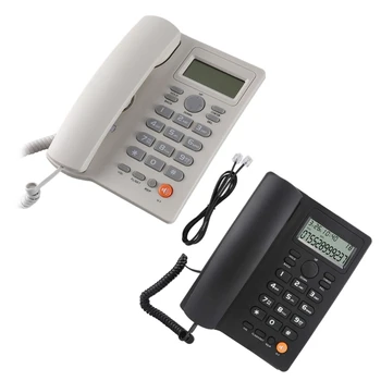 KX-T2025 פתול בטלפון הקווי הכפתור הגדול לטלפונים קוויים עם שיחה מזוהה טלפון קבוע למשרד