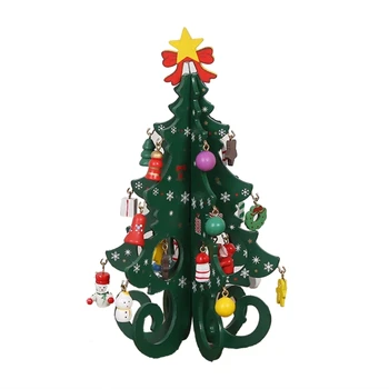 ידידותי עץ חג המולד עץ פסלון להוסיף קסם ואלגנטיות E65B