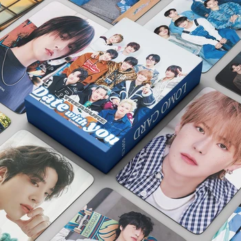 55pcs/סט Kpop האוצר Photocards פגישה עם אלבום חדש הדפסת תמונה כרטיסי Lomo כרטיסי גלויות אוהדים מתנה
